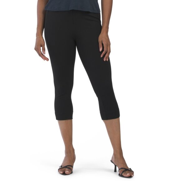 RAG & BONE Black Simone Ponte Capri Pants